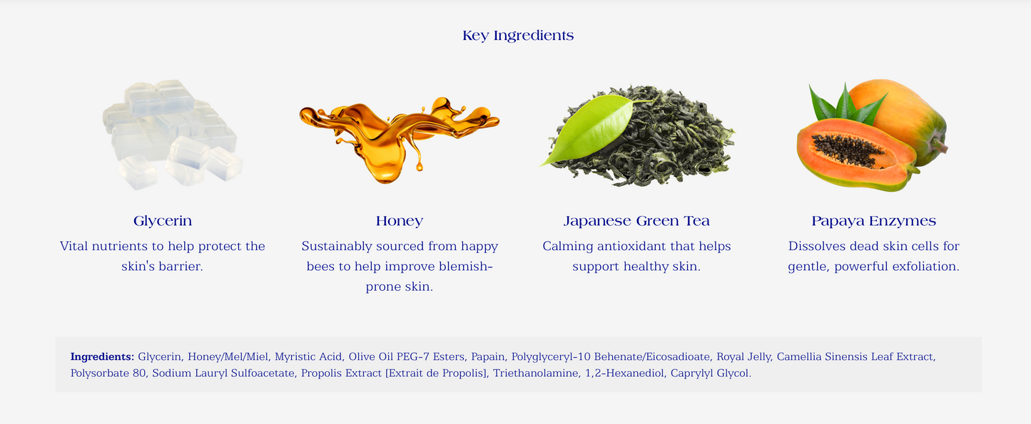 Warming Honey Cleanser